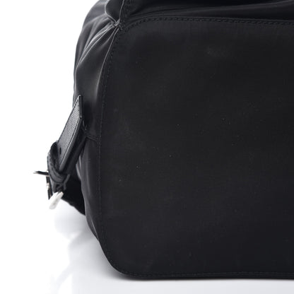 Prada Tessuto Nylon Saffiano Vela Backpack Black 9 of 10