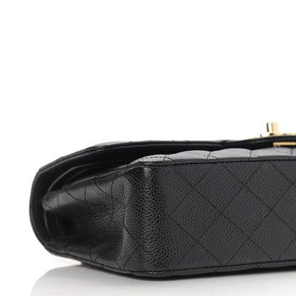 Chanel Caviar Quilted Medium Double Flap Black 8 of 11