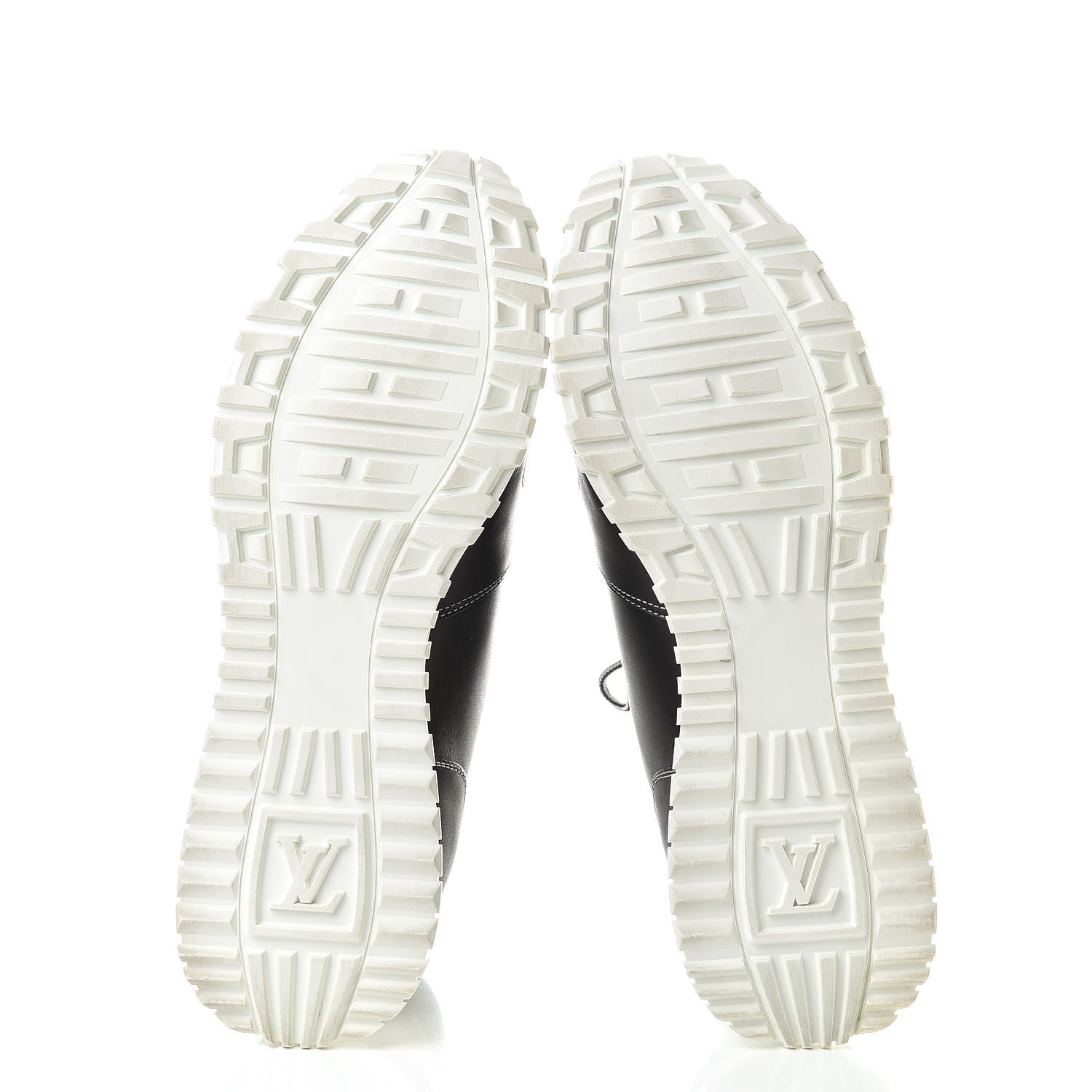 Louis Vuitton Calfskin Fabric Run Away Sneakers 9 Black 5 of 10