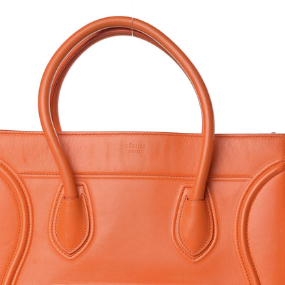 Celine Supple Calfskin Medium Phantom Luggage Orange 6 of 24