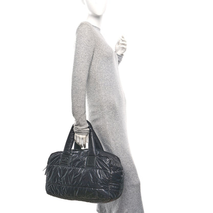 Chanel Nylon Coco Cocoon Large Reversible Tote Black 2 of 10