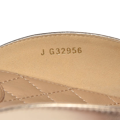 Chanel Metallic Lambskin Chain Braided Mules 41 Light Gold 8 of 10