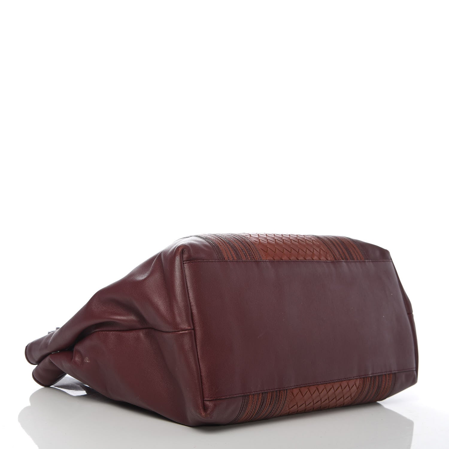Bottega Veneta Nappa Intrecciato Embroidered Tote Barolo Brique 4 of 14