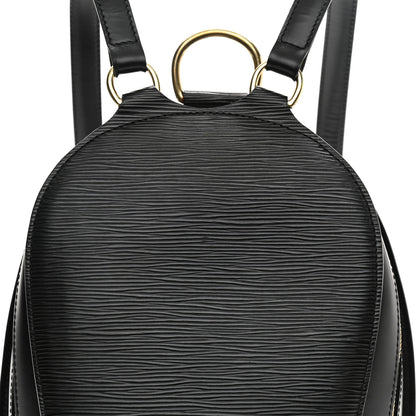 Louis Vuitton Epi Mabillon Backpack Black 8 of 10