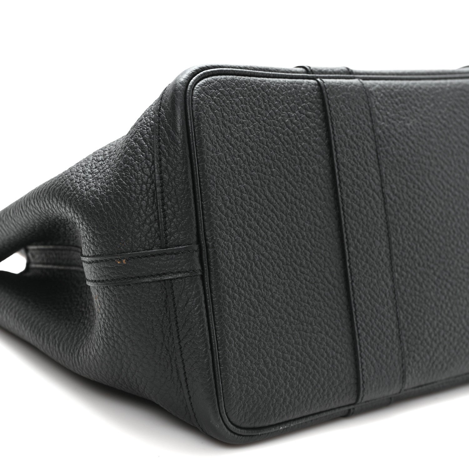 Hermes Negonda Garden Party Steeple Cadridge Tote 36 MM Black 8 of 9