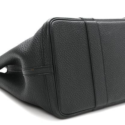 Hermes Negonda Garden Party Steeple Cadridge Tote 36 MM Black 8 of 9