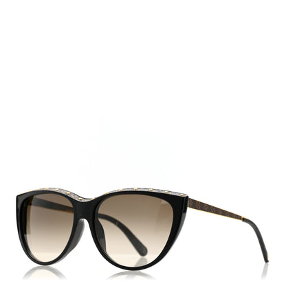 Louis Vuitton Acetate Monogram La Boum Sunglasses Z1147E Black 1 of 7