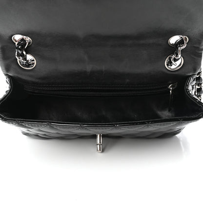 Chanel Patent Calfskin Quilted Mini Rectangular Flap Black 5 of 9