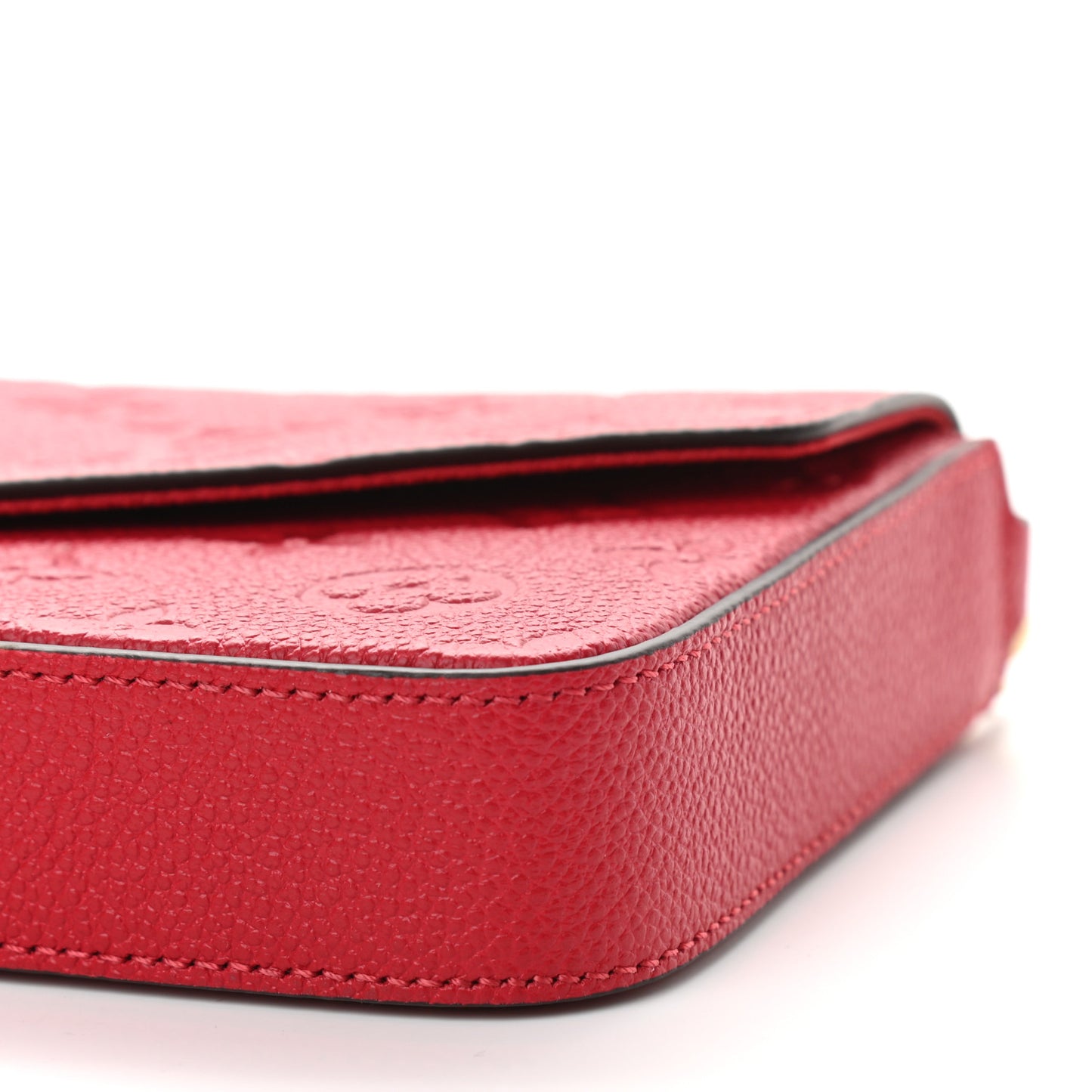 Empreinte Pochette Felicie Chain Wallet Scarlet