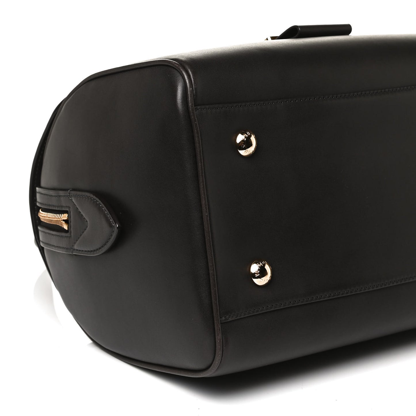 Cuir Orfevre Leather Neo Speedy PM Black