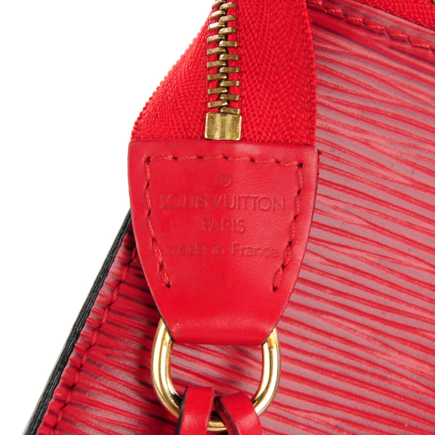 Epi Pochette Accessories 24 Castillan Red