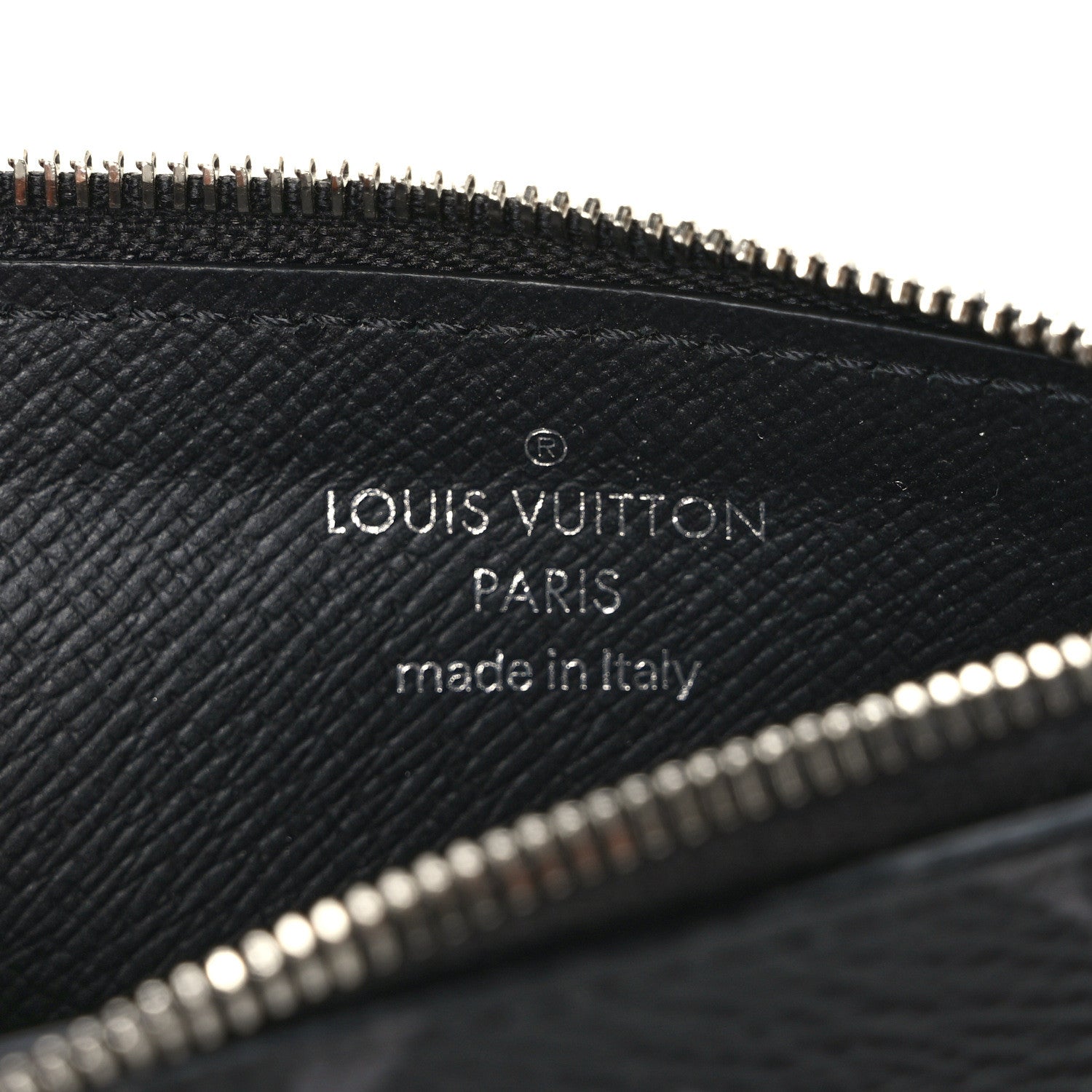 Louis Vuitton Reverse Monogram Eclipse Taiga Coin Card Holder 6 of 6