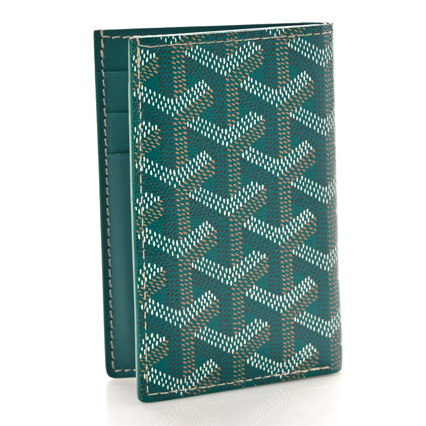 Goyardine Saint Pierre Card Holder Green