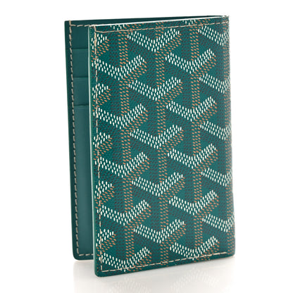 Goyard Goyardine Saint Pierre Card Holder Green 3 of 7