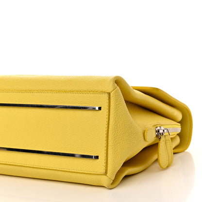 Balenciaga Grained Calfskin Le Dix Small Soft Cartable Mustard Yellow 12 of 21