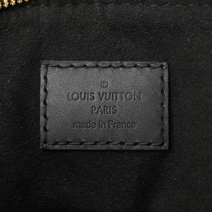 Louis Vuitton Monogram Flower Zipped Tote PM Black 6 of 9