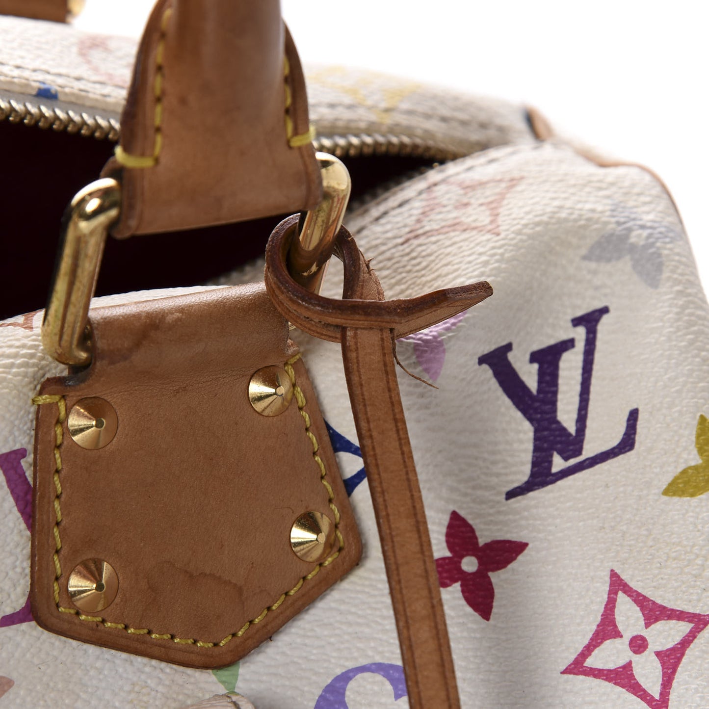 Monogram Multicolor Speedy 30 White