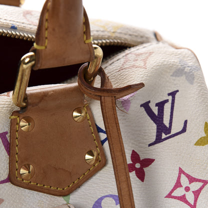 Louis Vuitton Monogram Multicolor Speedy 30 White 9 of 11