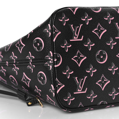 Louis Vuitton Monogram Fall For You Neverfull MM Black 8 of 9