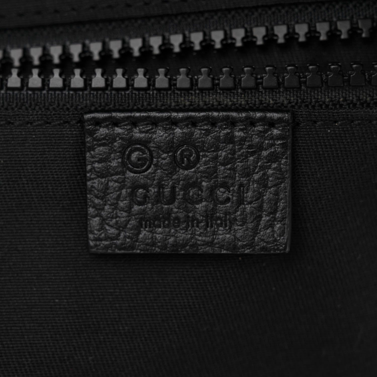 Gucci Nylon Monogram Slim Backpack Black 6 of 12