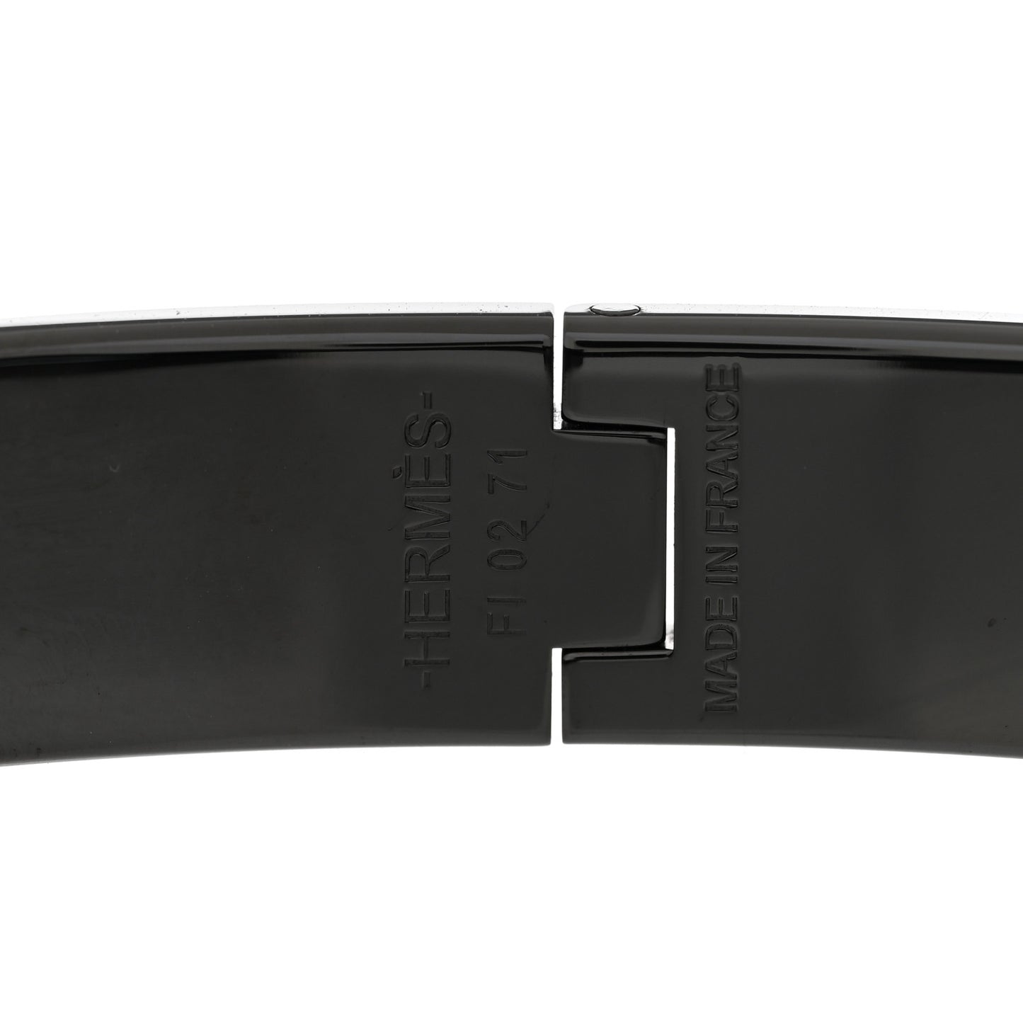 Matte Enamel Narrow Clic Clac HH Bracelet T5 So Black