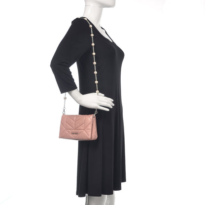 Miu Miu Nappa Patch Pearl Shoulder Bag Orchidea 2 of 9