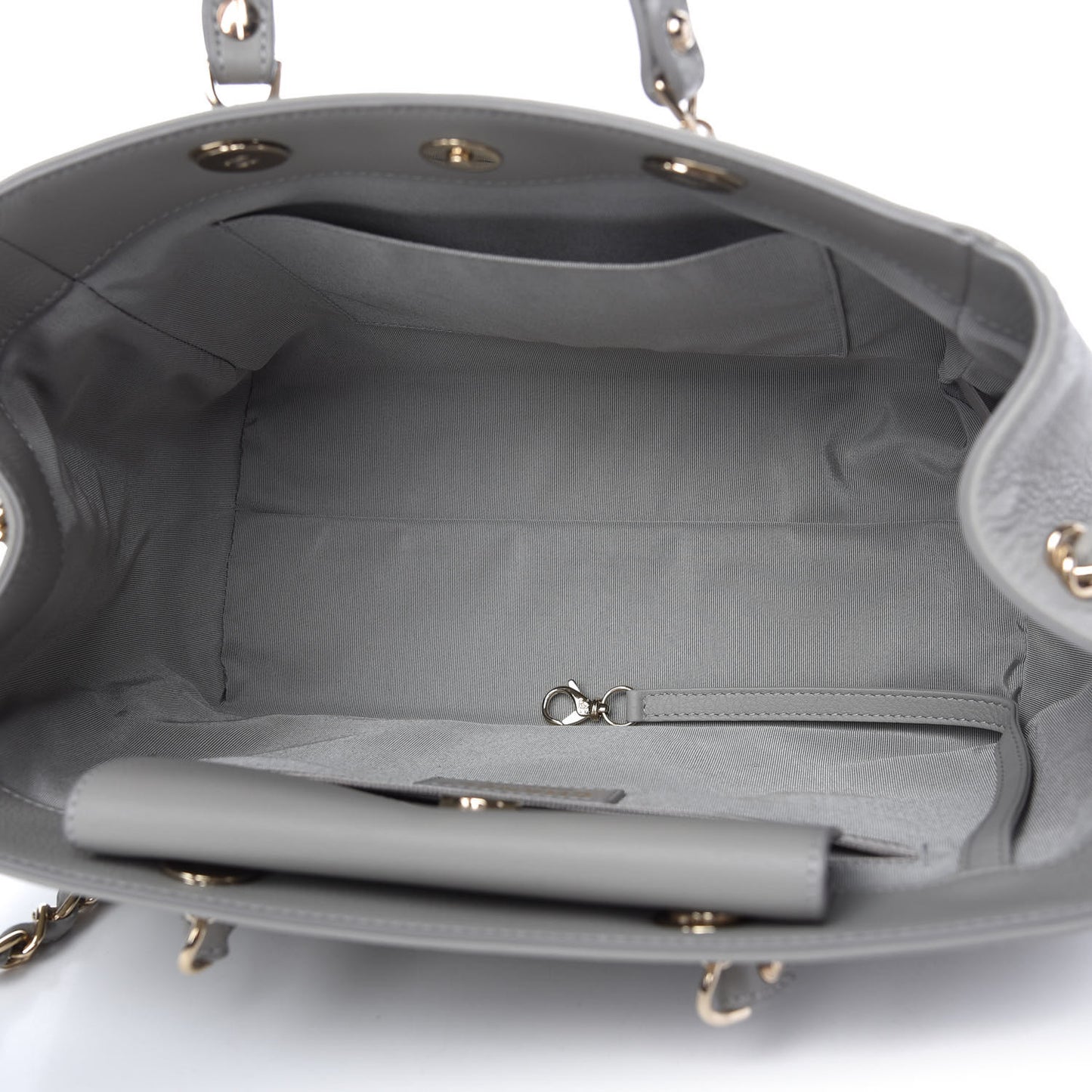 Bullskin Stitched Small Shopping Bag Grey