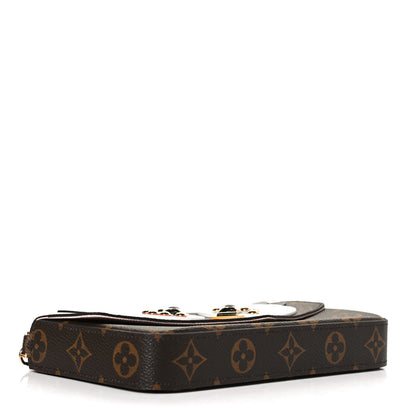 Louis Vuitton Monogram Lovely Birds Pochette Felicie Chain Wallet 4 of 9