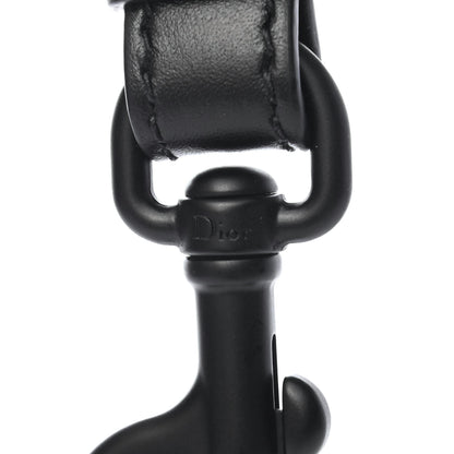 Christian Dior Canvas Embroidered Shoulder Strap Black 4 of 5