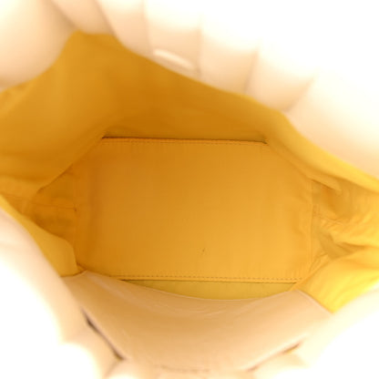 Burberry Lambskin Quilted Small Lola Bucket Bag Pale Vanilla 5 of 9