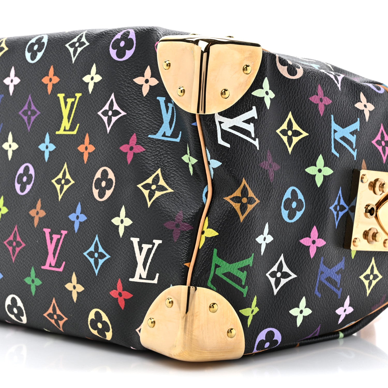 Louis Vuitton Monogram Multicolor Speedy 30 Black 8 of 9