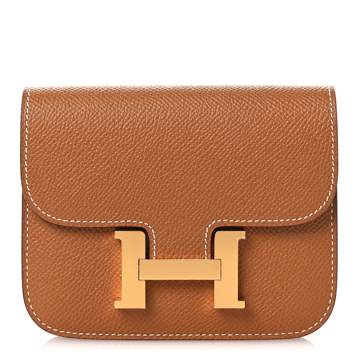 Hermes Epsom Constance Slim Wallet Gold 1 of 10