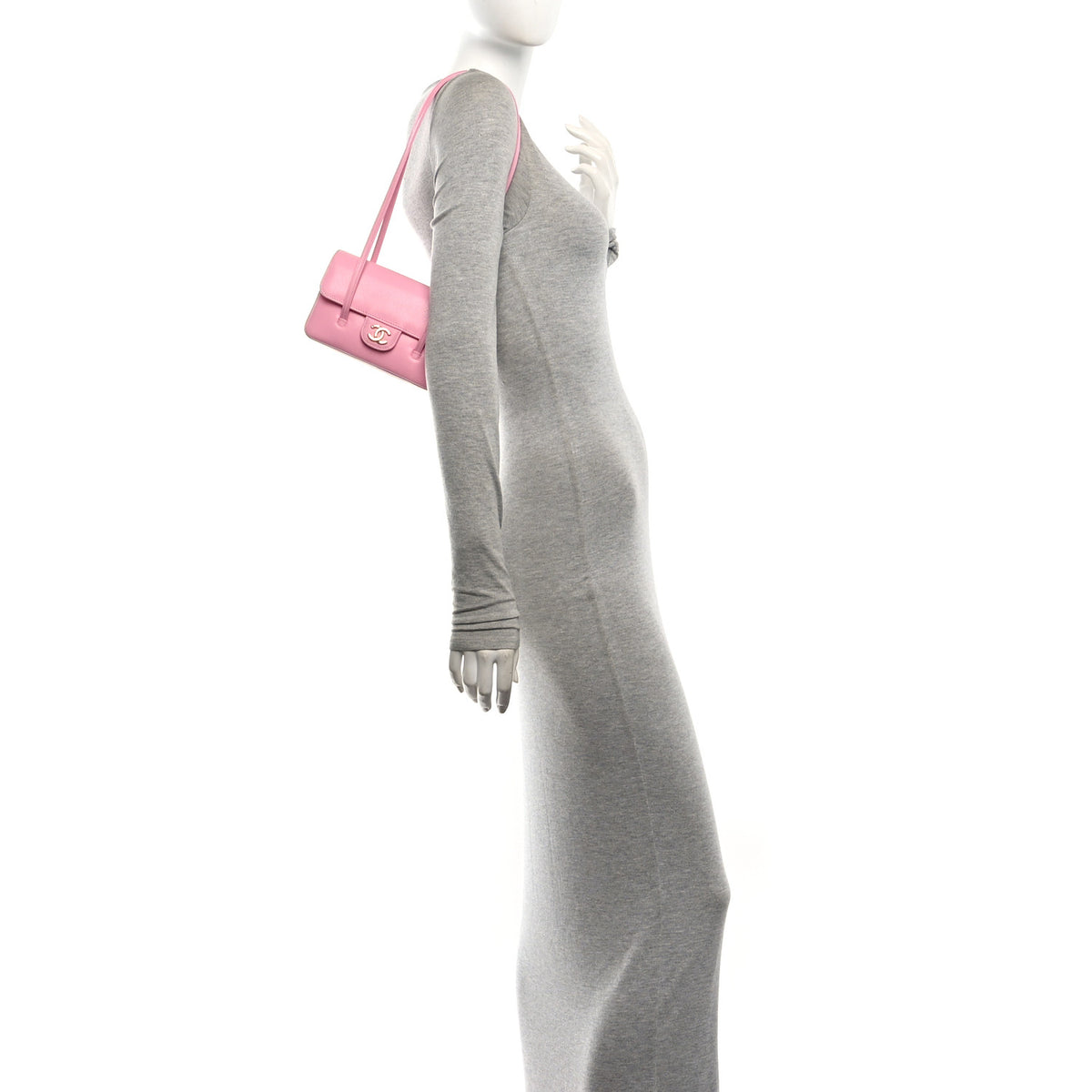Chanel Shiny Caviar Mini Preppy Coco Shoulder Bag Rose 2 of 10