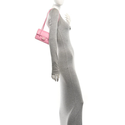 Chanel Shiny Caviar Mini Preppy Coco Shoulder Bag Rose 2 of 10