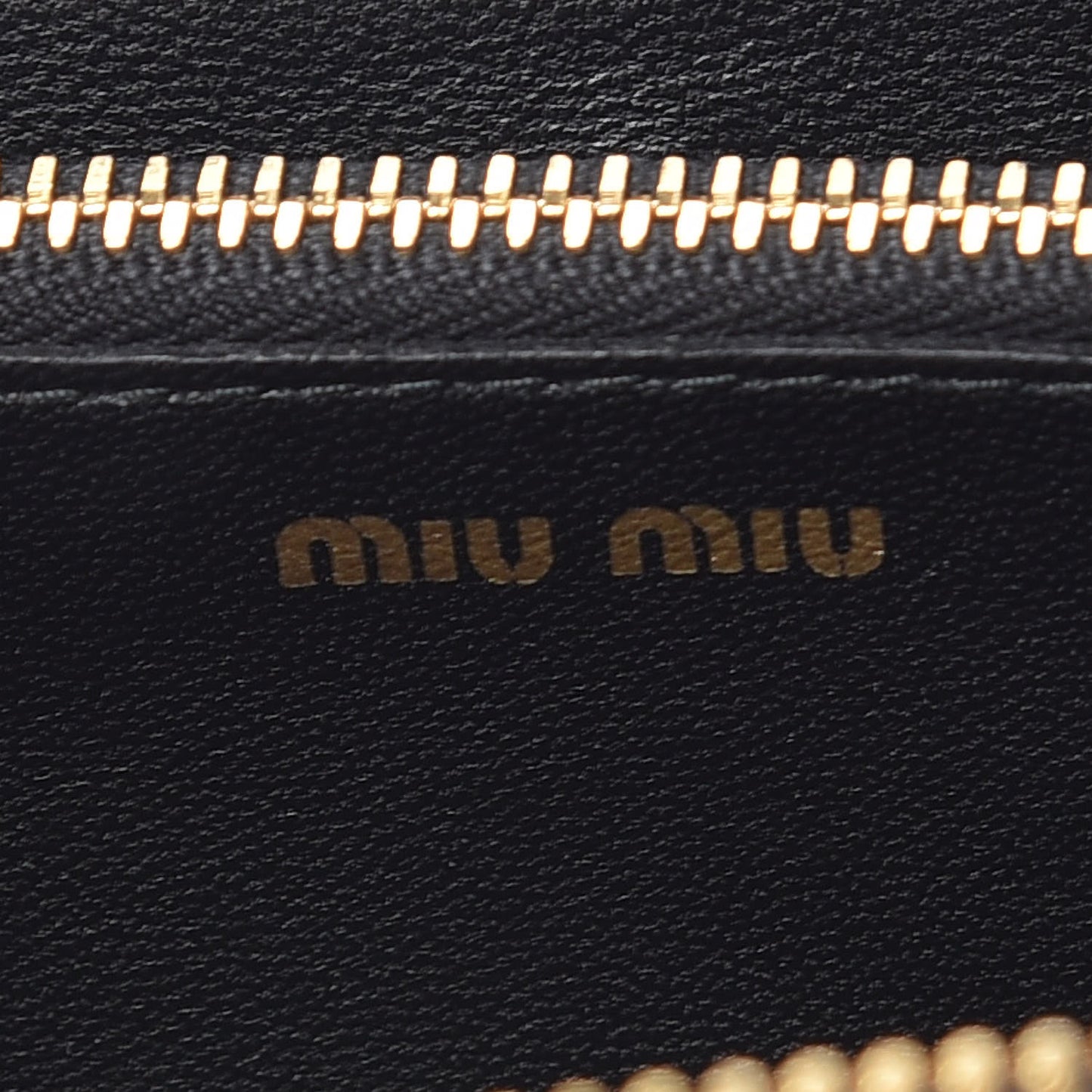 Nappa Matelasse Lux Zip Around Wallet Black