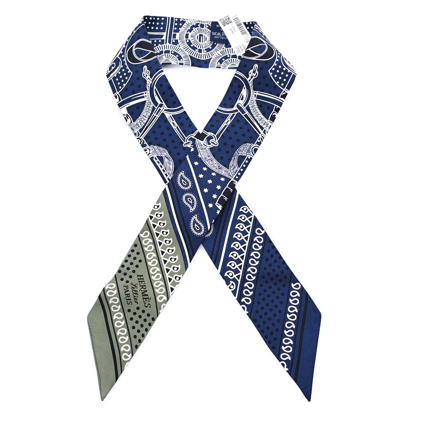 Silk Eperon d'Or Cut Twilly Marine Vert Sauge