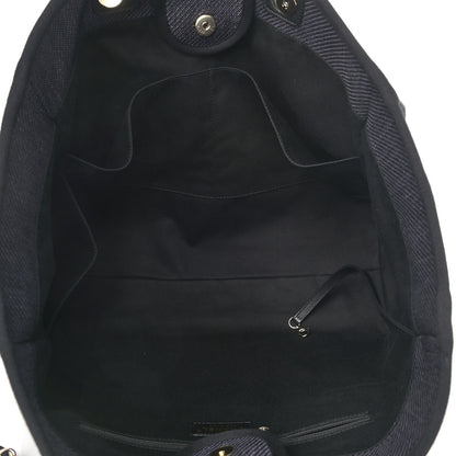 Chanel Mixed Fibers Large Deauville Tote Black 5 of 9