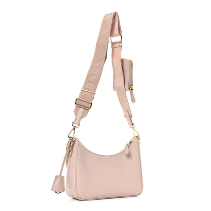 Prada Saffiano Re-Edition 2005 Shoulder Bag Cammeo Beige 3 of 11