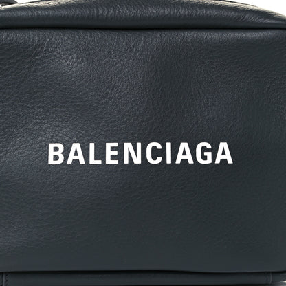 Balenciaga Smooth Calfskin Logo S Everyday Camera Bag Gris Fossile White 7 of 9