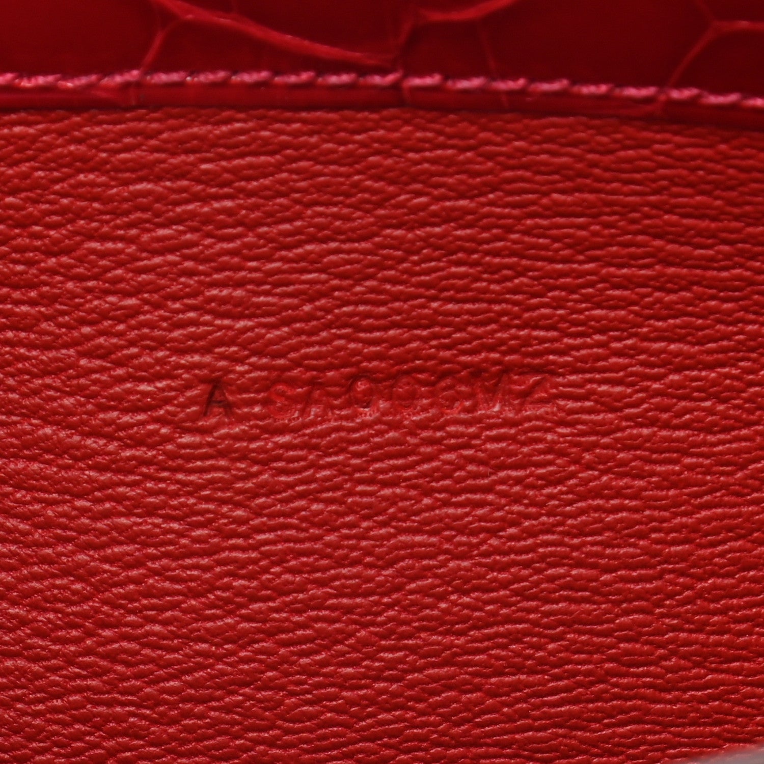Hermes Shiny Alligator Constance Long Wallet Rouge Vif 8 of 9