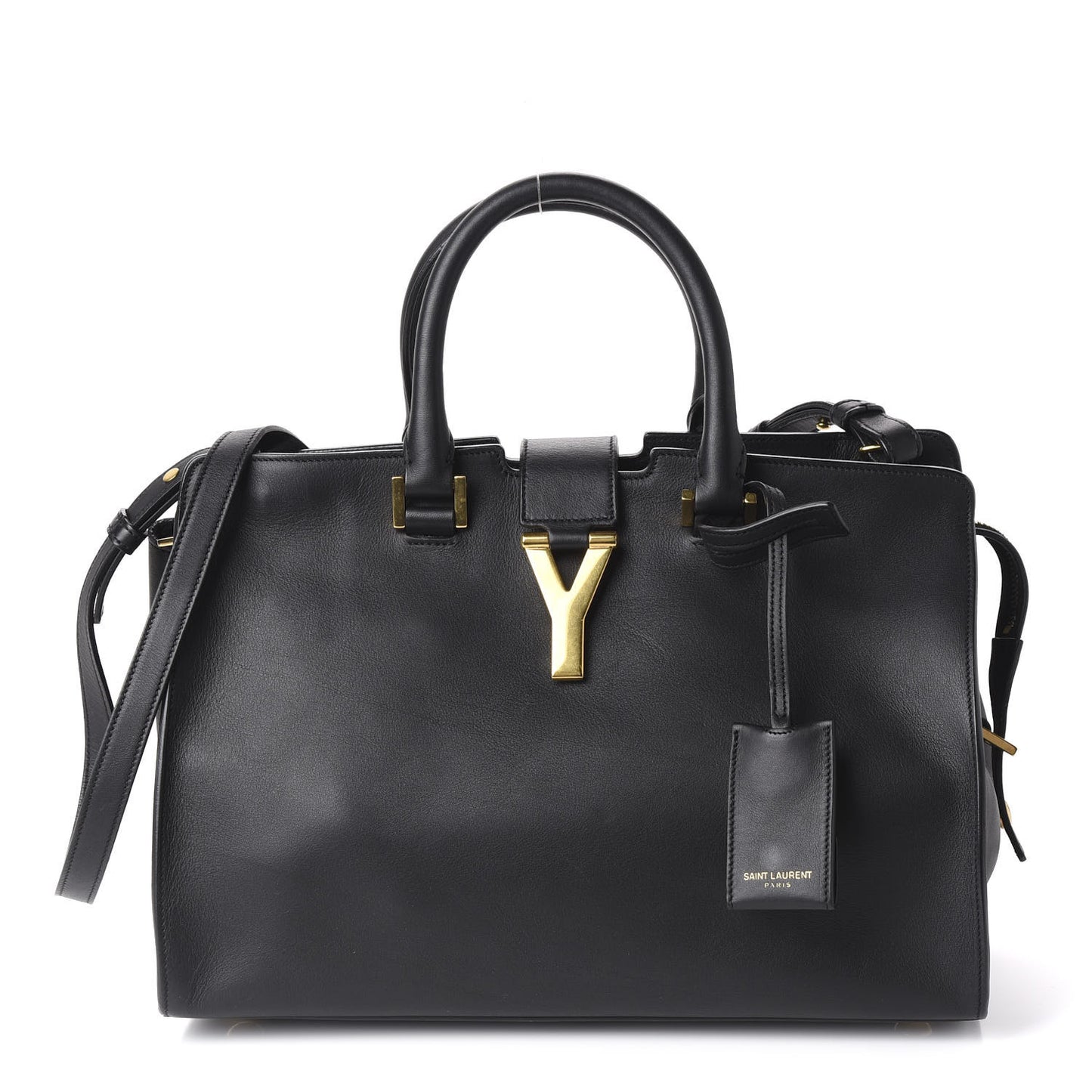 Calfskin Small Classic Y Cabas Black