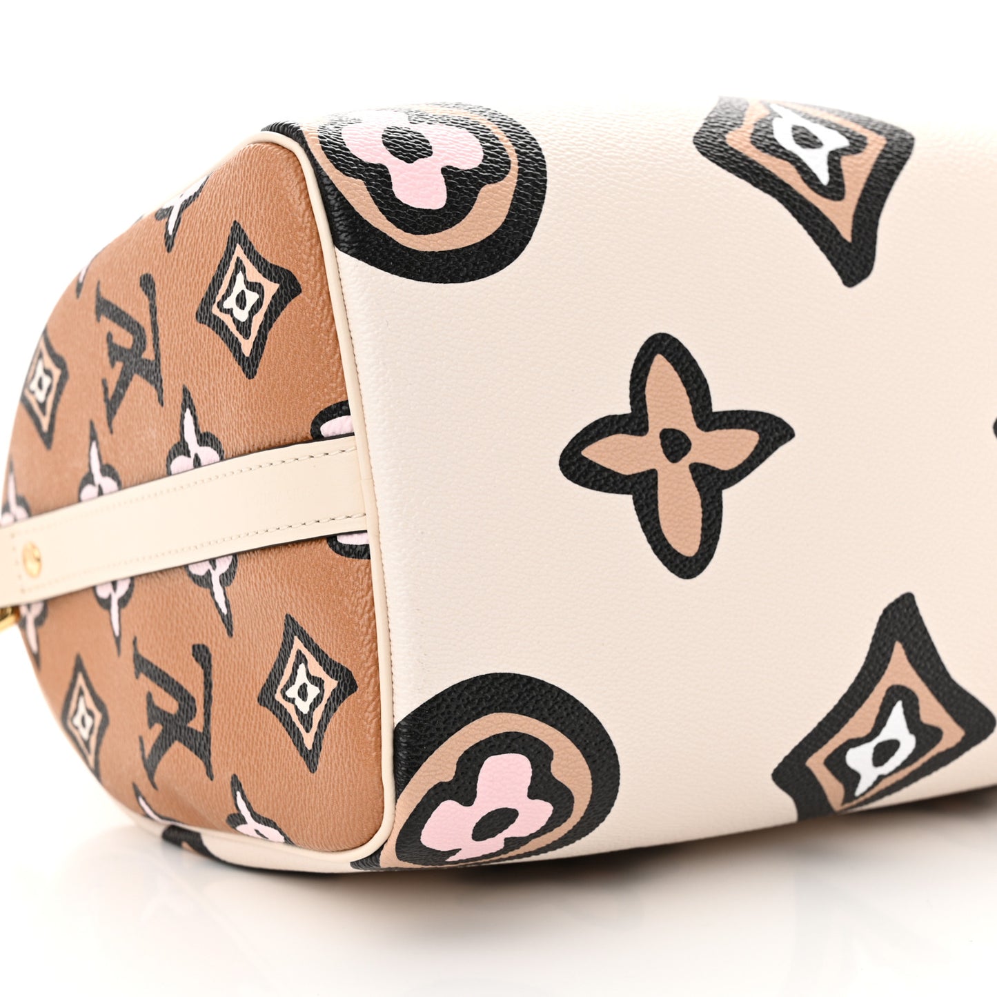 Monogram Giant Wild At Heart Speedy Bandouliere 25 Creme