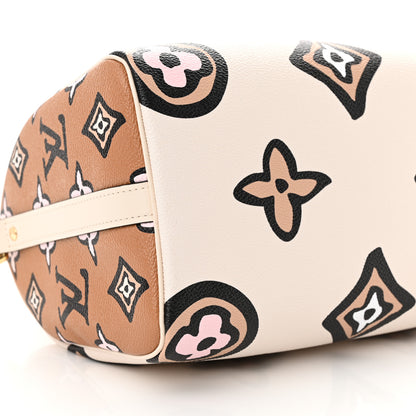 Louis Vuitton Monogram Giant Wild At Heart Speedy Bandouliere 25 Creme 9 of 10