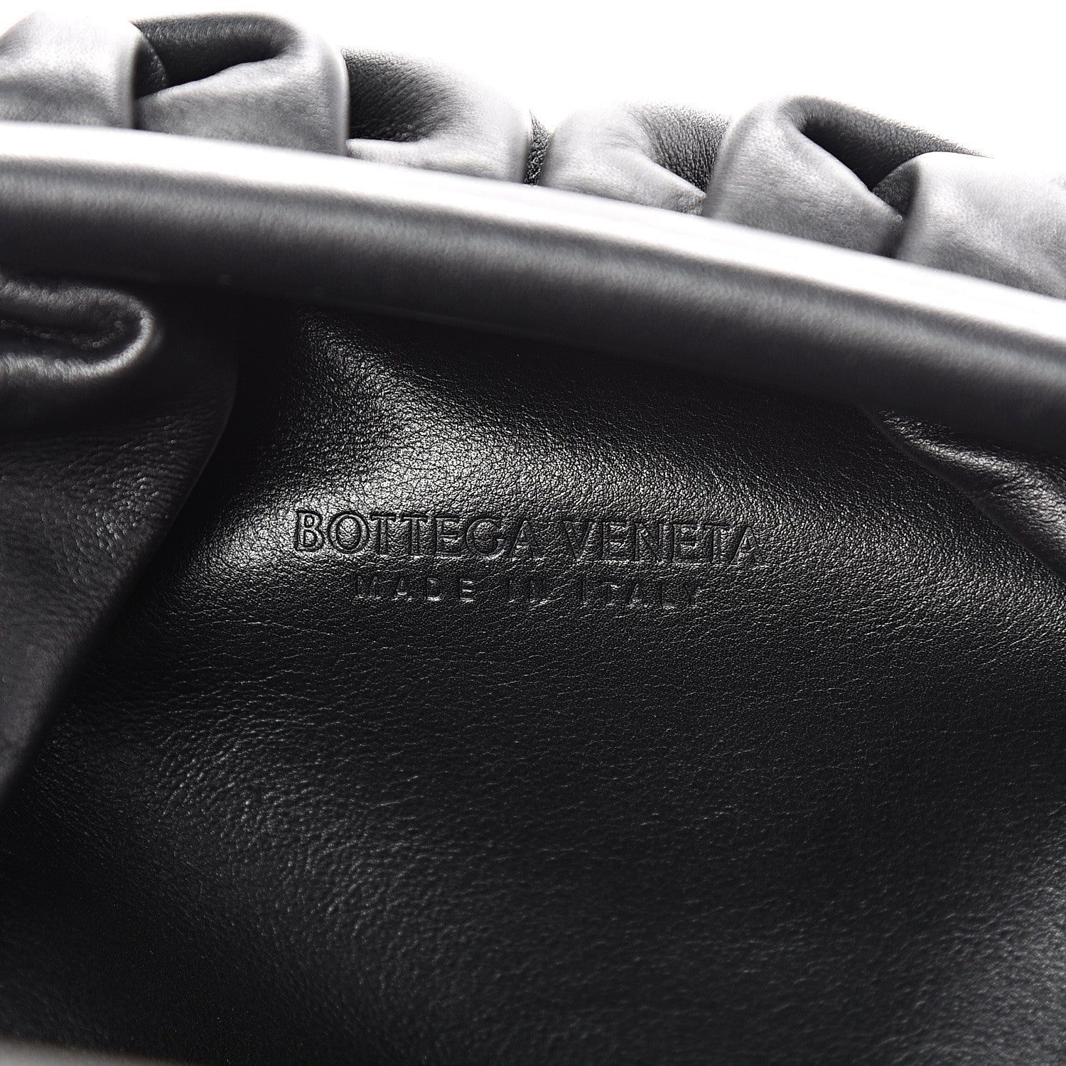Bottega Veneta Smooth Butter Calf The Pouch Oversized Clutch Black 5 of 10