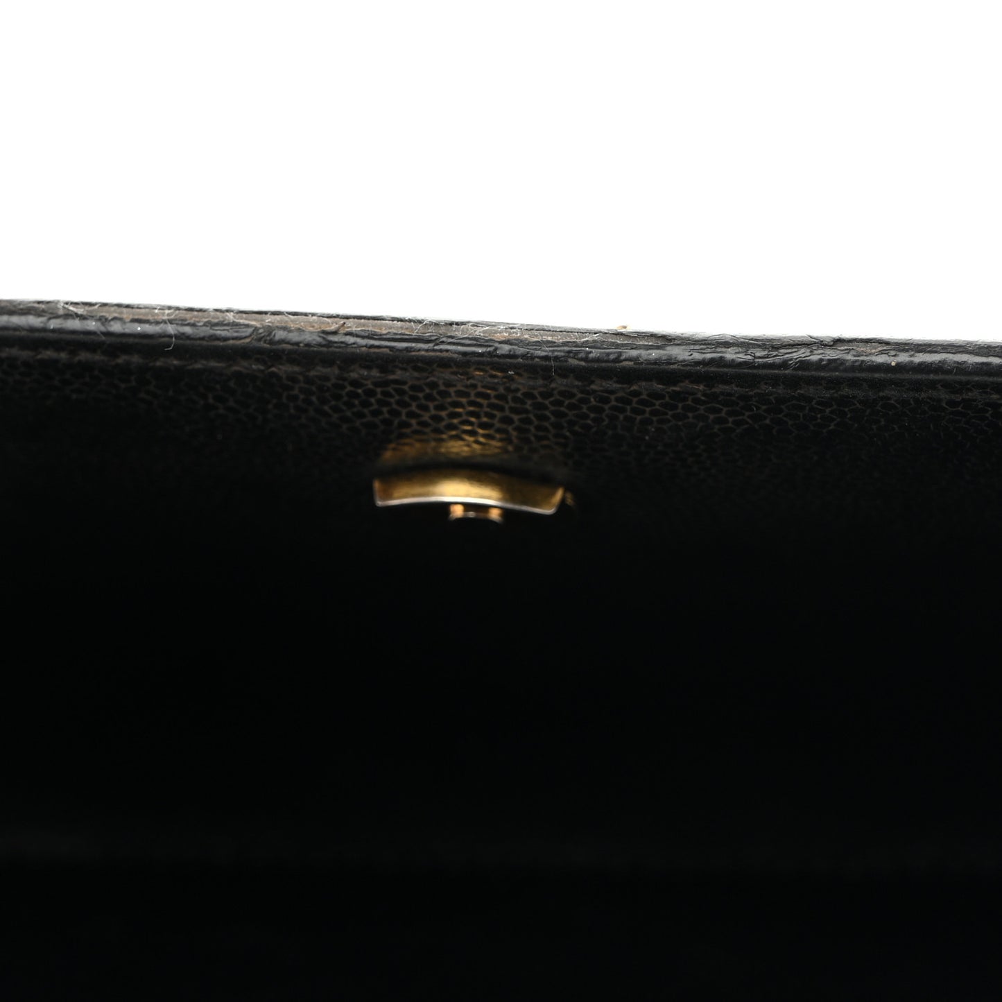 Grain De Poudre Medium Classic Monogram Kate Satchel Black