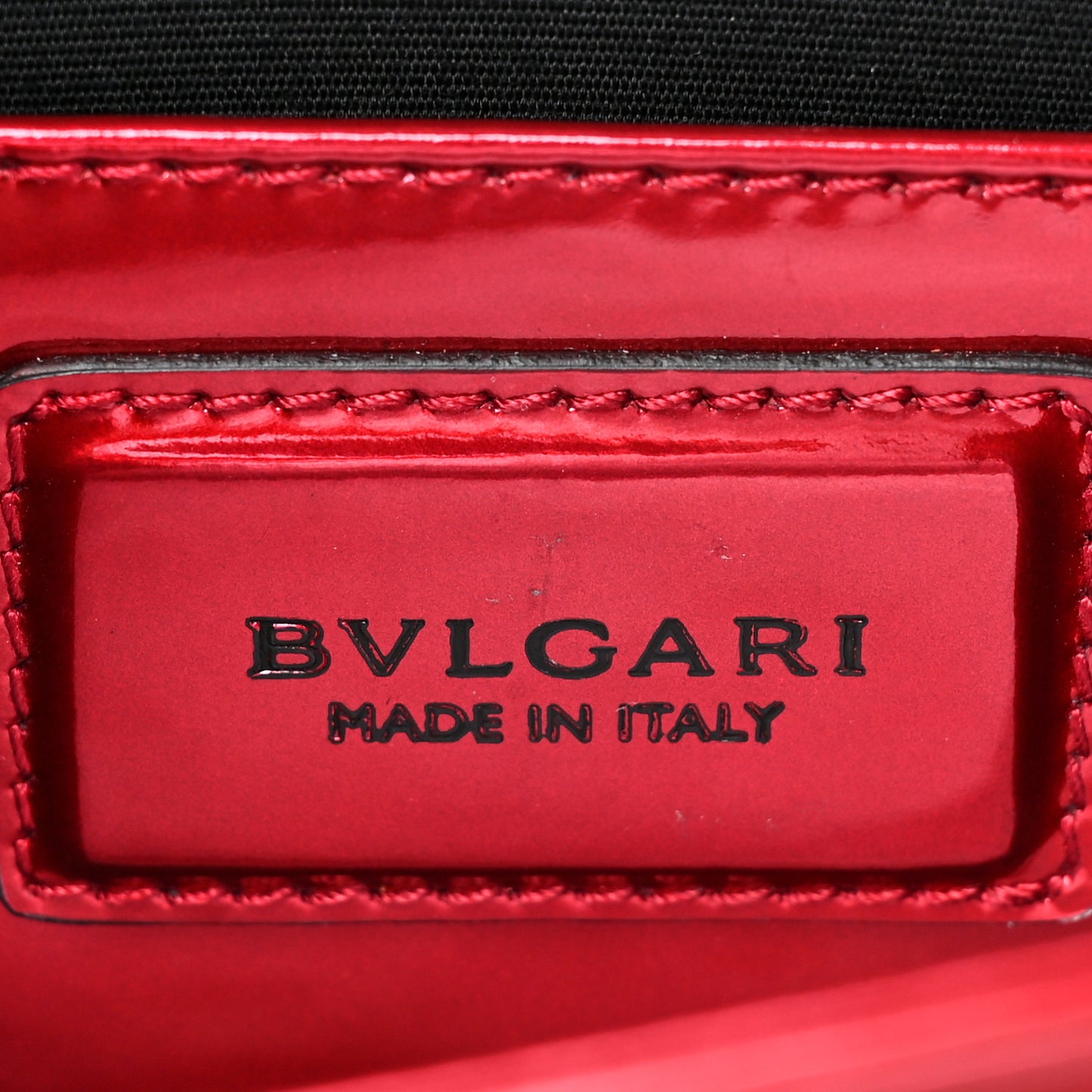 Patent Serpenti Forever Crossbody Red