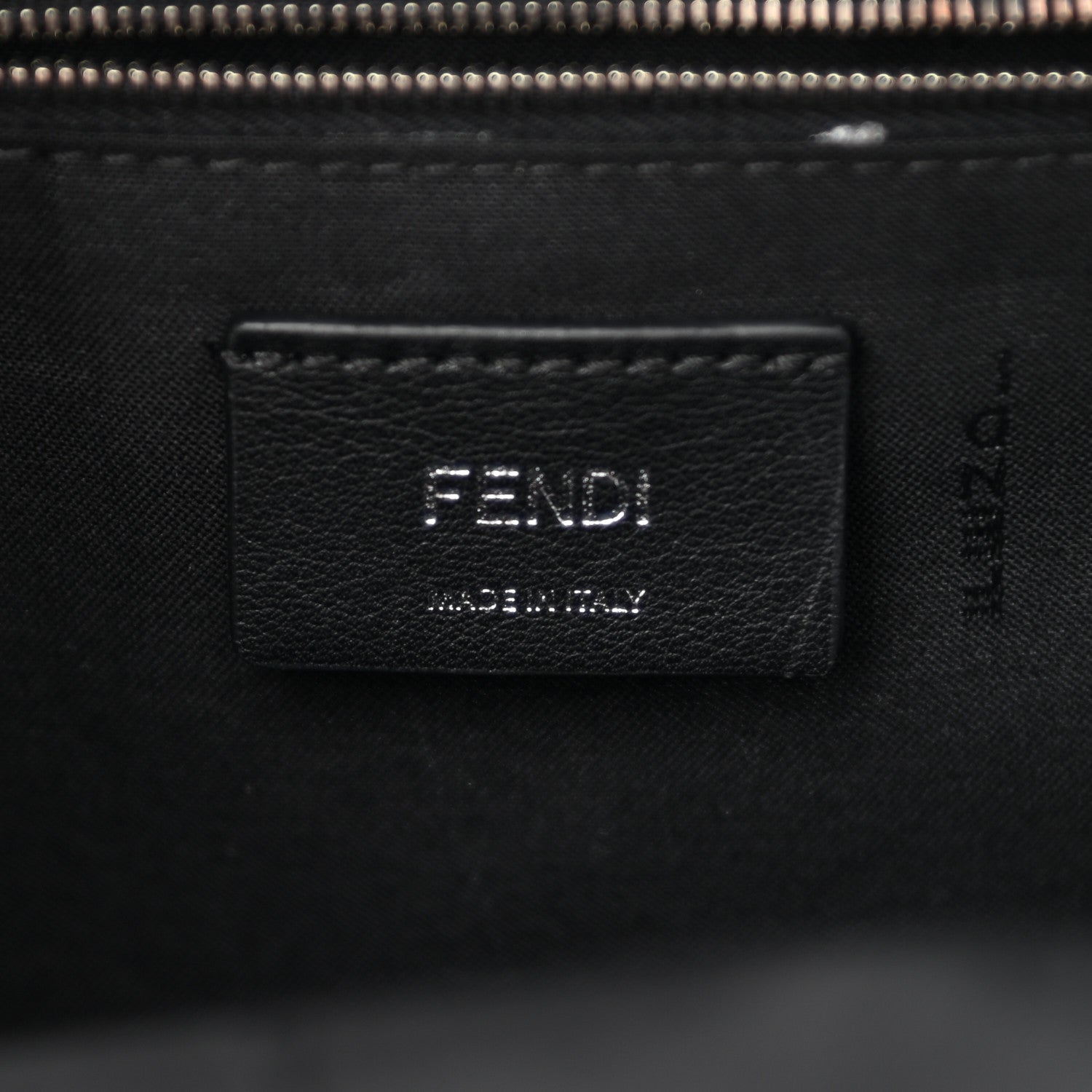 Fendi Vitello Century Fun Fair Metal Studded Mini Backpack Black Multicolor 7 of 11