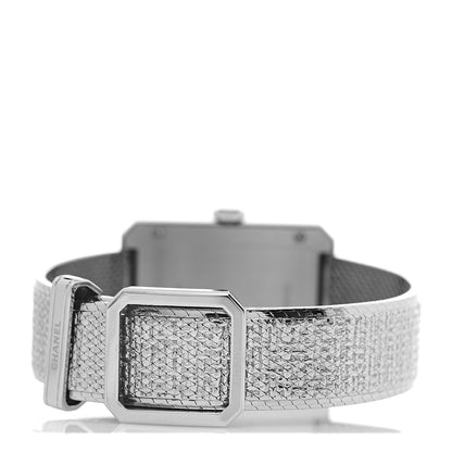 Chanel Stainless Steel 26mm Boy-friend Tweed Quartz Watch Black 4 of 7
