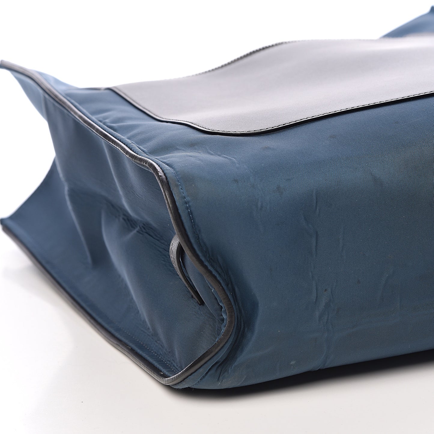 Nylon Vitello Bag Bug Tote Marine Acciaco