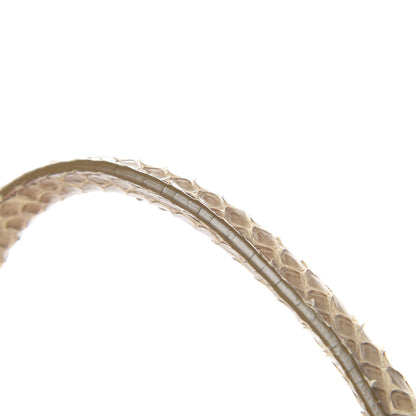 Bottega Veneta Snakeskin Montaigne Satchel Limo 14 of 15